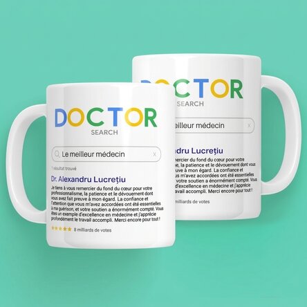 Tasse personnalisée avec texte - Recherche