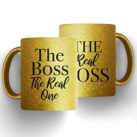 Gepersonaliseerde mokken voor koppels met een boodschap - The Boss & The Real Boss
