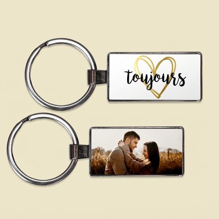 Porte-clés personnalisé avec une photo - Always