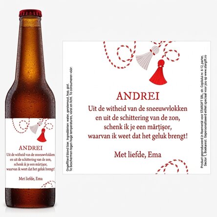 Bier met een persoonlijke boodschap