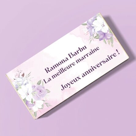 Chocolat personnalisé avec un message - Un message spécial