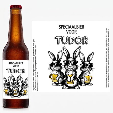 Bier met een persoonlijke boodschap - Cool bunny