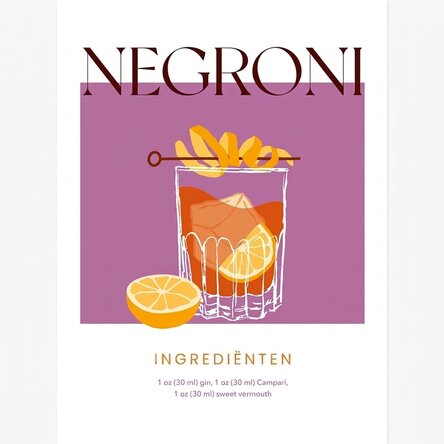 Negroni-poster