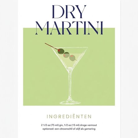 Poster Dry Martini