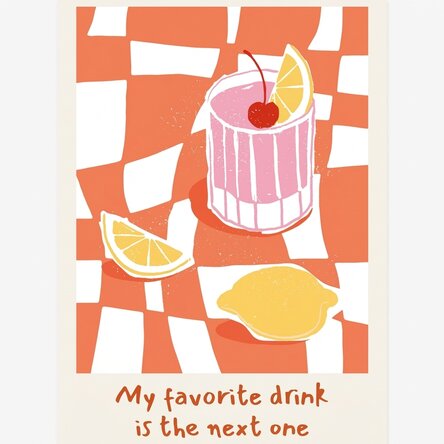 Poster 'Favoriete drank'