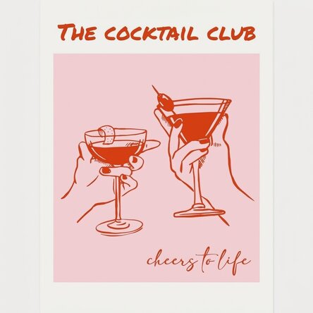 Affiche « The Cocktail Club »