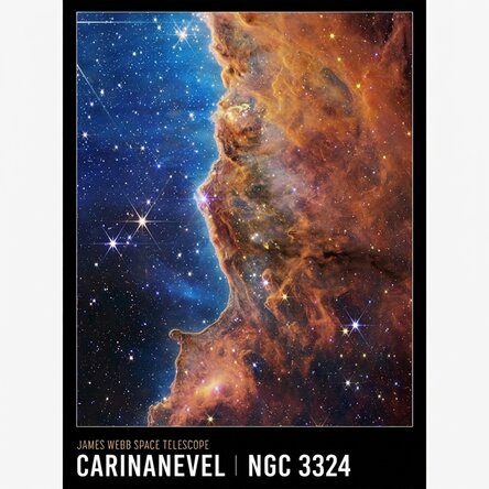Poster van de Carina-nevel