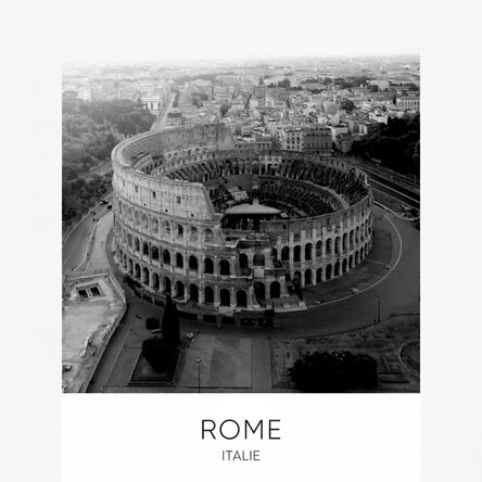 Affiche du Colisée de Rome, en Italie