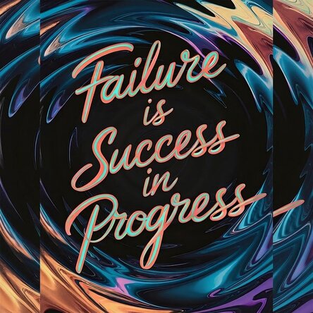 Poster: ‘Failure is success in progress’