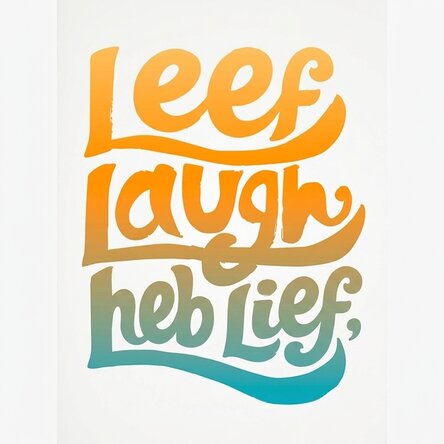 Poster: Live, laugh, love