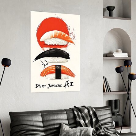 Affiche « Sushi art »