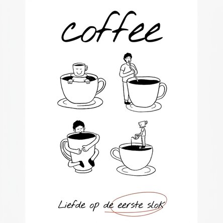 Poster 'Coffee love'
