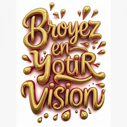 Affiche « Believe in your vision »