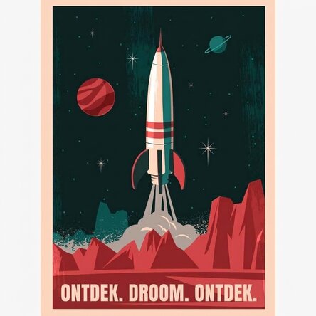 Poster Ruimteraket