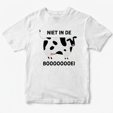 Gepersonaliseerd katoenen T-shirt - Not in the MOOd