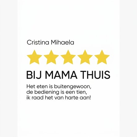 Gepersonaliseerde poster met tekst - Recensie