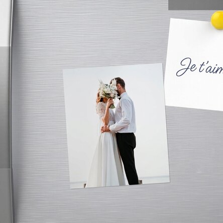 Aimant personnalisé de 10 x 12 cm avec une photo