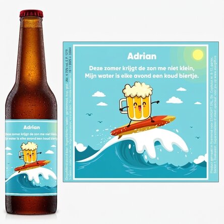 Bier met een persoonlijke boodschap - Speciaal zomerbier