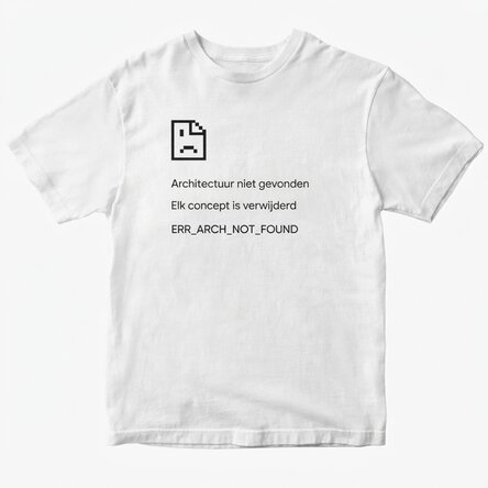 Katoenen T-shirt met gepersonaliseerde tekst - Not Found
