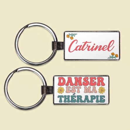 Porte-clés personnalisé avec prénom - Dancer