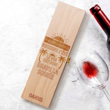 Coffret de vin personnalisé - Summer
