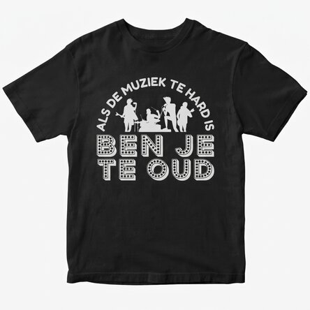 Gepersonaliseerd katoenen T-shirt - Music