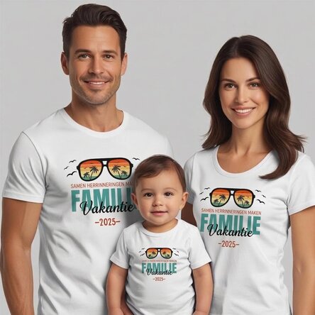 Gepersonaliseerd katoenen T-shirt voor kinderen/volwassenen - Making Memories