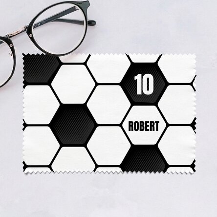 Chiffon personnalisé pour nettoyer les écrans et les lunettes - Football