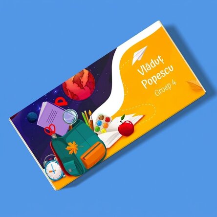 Chocolade met persoonlijke tekst - Nieuwe horizonten