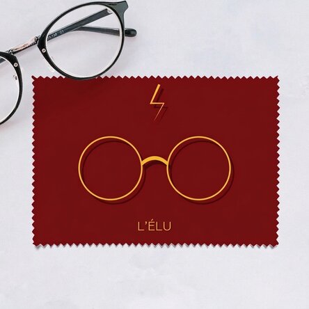 Chiffon personnalisé pour nettoyer les écrans et les lunettes - Potter