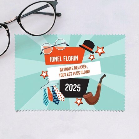 Chiffon personnalisé pour nettoyer les écrans et les lunettes - Pensie