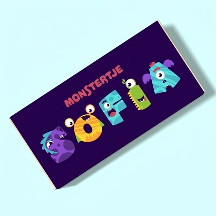 Chocolade met een persoonlijke boodschap - Monstrulet