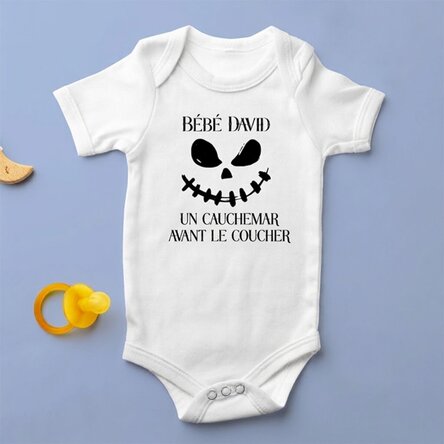 Body pour enfant personnalisé avec un texte - Nightmare