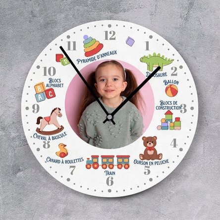 Montre personnalisée avec une photo - L'heure du jeu