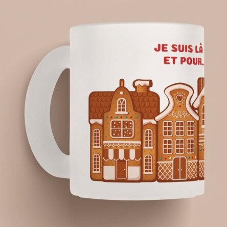 Tasse personnalisée avec message - Gingerbread