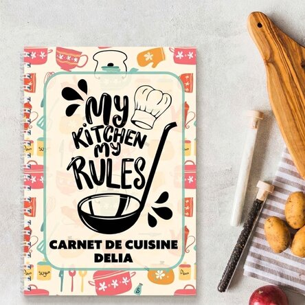 Carnet personnalisé avec message - Cooking Journal