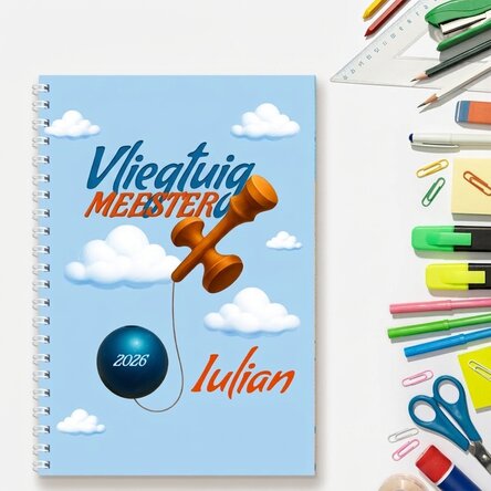 Gepersonaliseerde notitieboekjes met tekst - Airplane Master