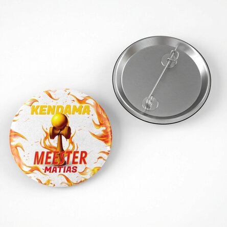 Gepersonaliseerde button met naam - Kendama Master