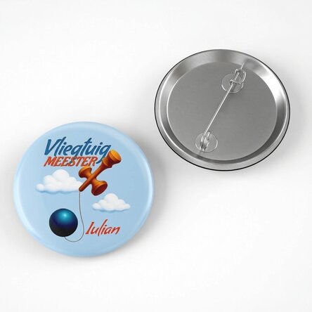 Gepersonaliseerde button met naam - Airplane Master