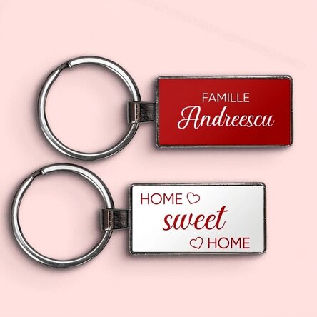 Porte-clés personnalisé avec inscription - Accueil