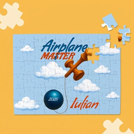 Puzzle personnalisé pour enfants - Airplane Master