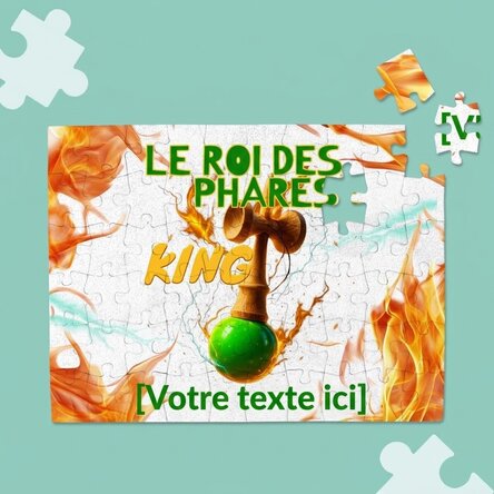 Puzzle personnalisé pour enfants - Lighthouse King