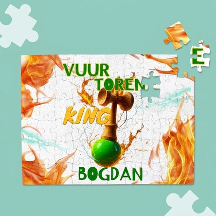 Gepersonaliseerde puzzel voor kinderen - Lighthouse King
