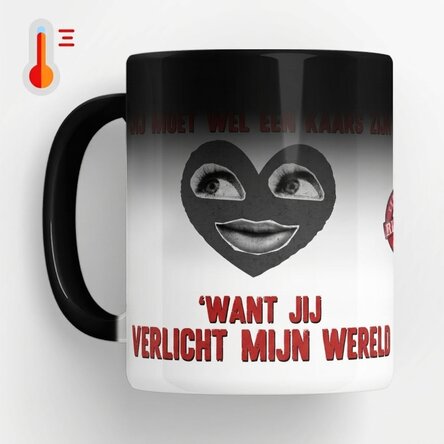 Gepersonaliseerde magische mok met boodschap - Rizzler Boyfriend