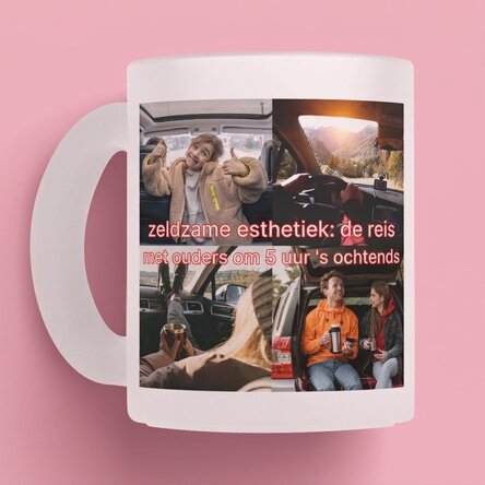 Gepersonaliseerde mok met foto's en tekst - Rare Aesthetic