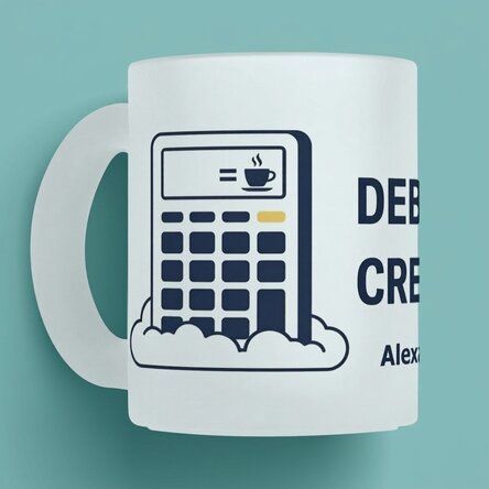 Gepersonaliseerde mok met tekst - Boekhouding
