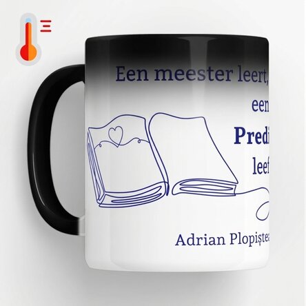 Gepersonaliseerde magische mok met tekst voor leraren