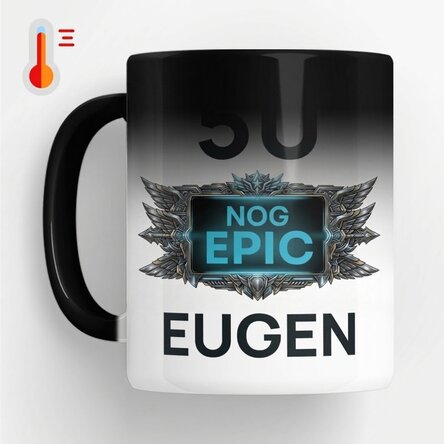 Gepersonaliseerde magische mok met tekst voor een verjaardag - Inca epic