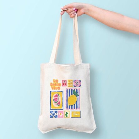 Gepersonaliseerde tas met naam - Summer
