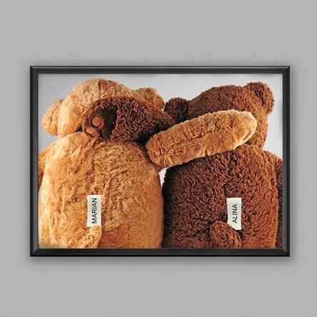 Tableau personnalisé - petits oursons